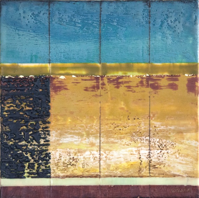 When Sunny Gets Blue-Christine Waara-Encaustic