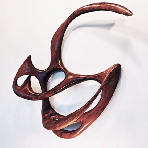 Shaka wood art piece